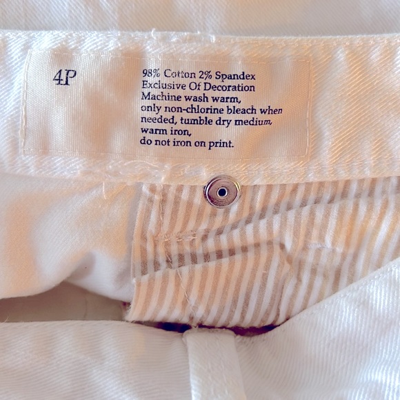 Loft White Capri Size 4P - Picture 4 of 7